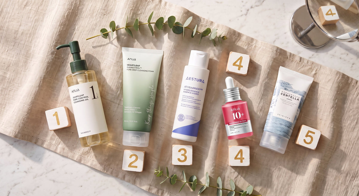 Korean Skincare Products for simple skincare routine