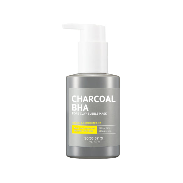 SOME by MI  Charcoal BHA Pore Clay Bubble Mask 120g