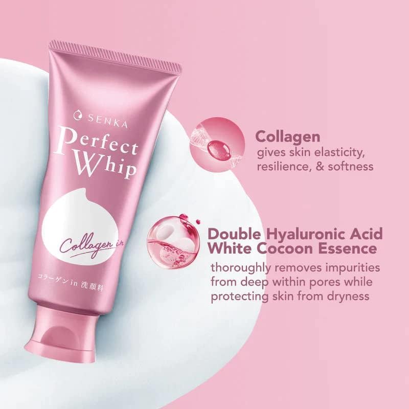 Senka Perfect Whip Collagen In A Beauty Face Foam 120g