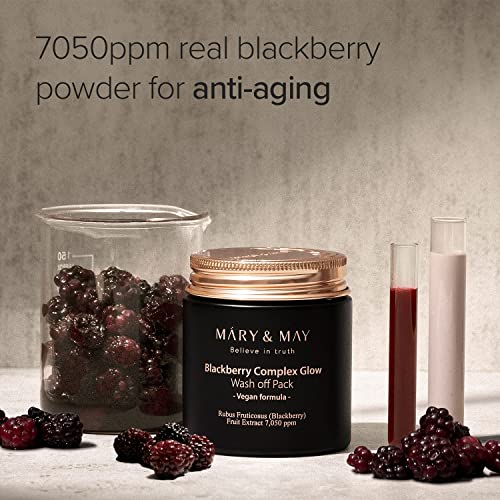 Mary&May - Blackberry Complex Glow Wash Off Pack - 125g
