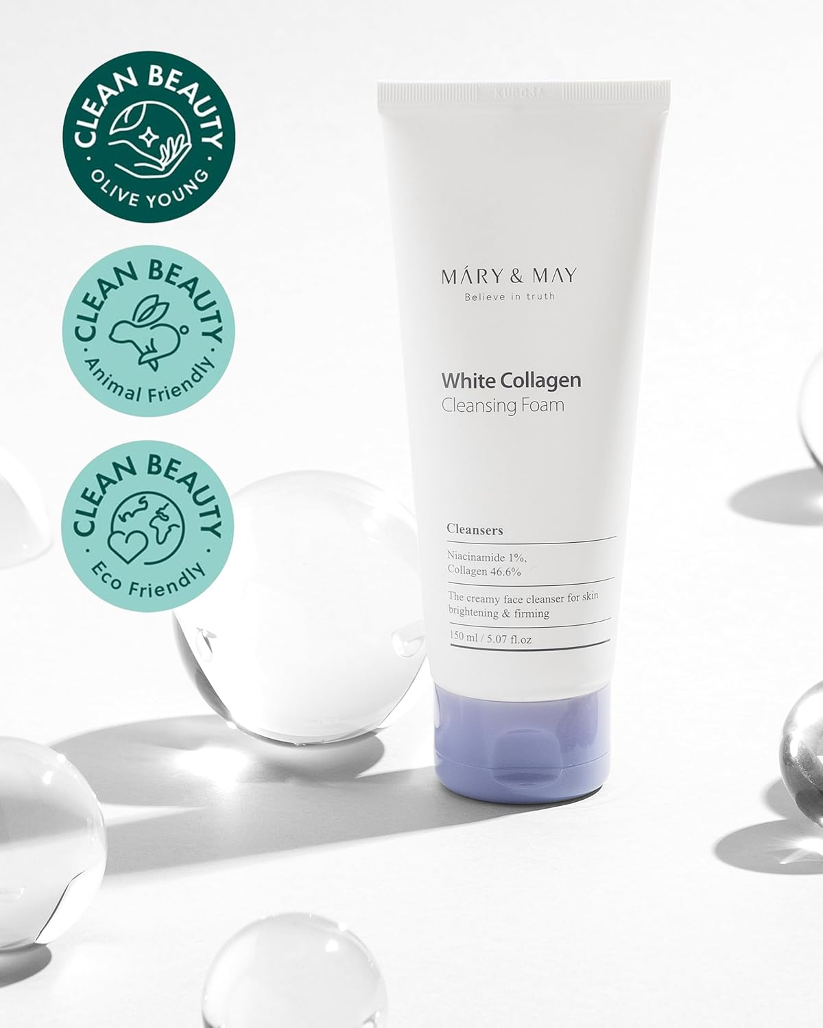 Mary&May White Collagen Cleansing Foam 150ml
