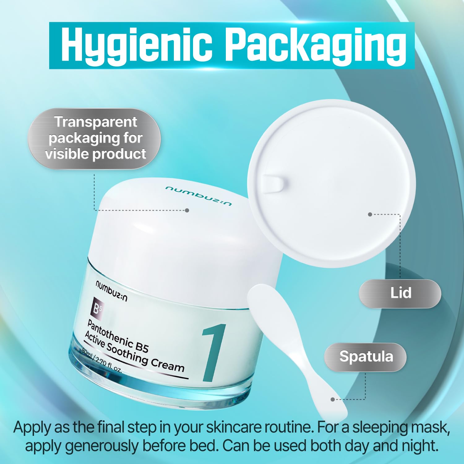 Numbuzin No.1 Pantothenic B5 Active Soothing Cream 80ml