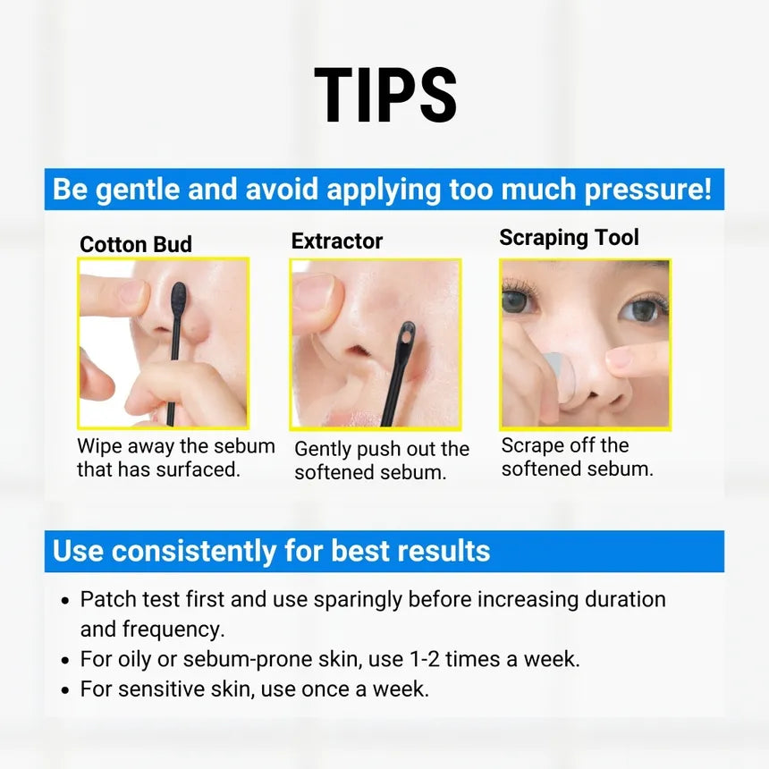 Jumiso Blackhead Melting Softener & Cotton Pad Set 40 pads 150ml