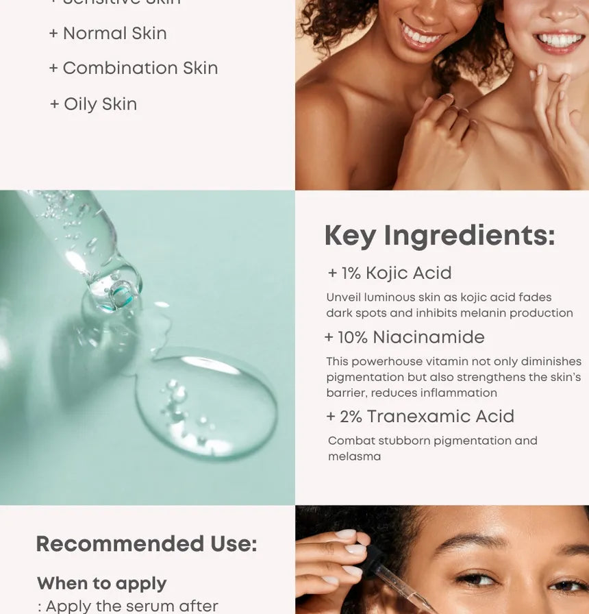 Nineless B-Boost 1% Kojic Acid Serum