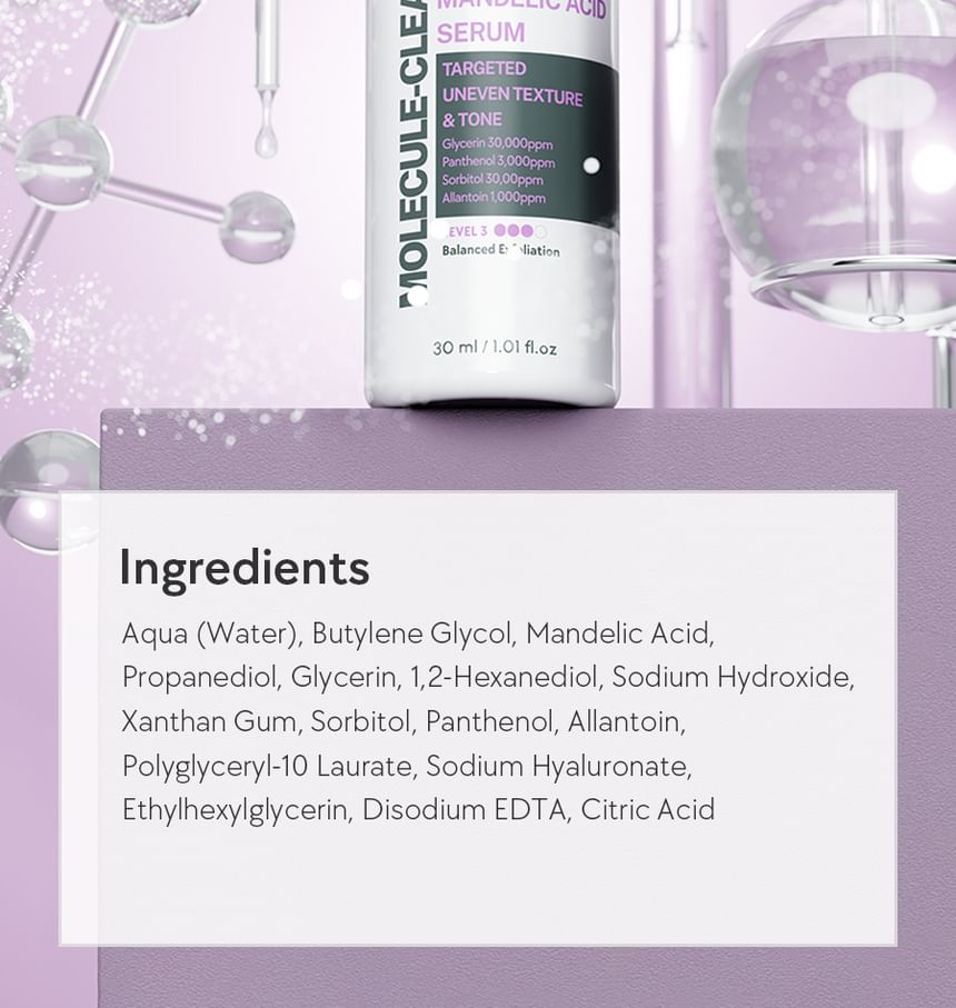 NINELESS - Molecule-Clear 5% Mandelic Acid Serum 30ml