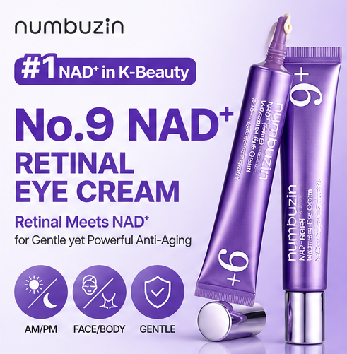 Numbuzin No.9 NAD+ Retinal Volumetox Eye Cream 20ml