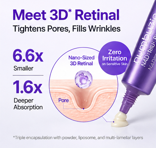 Numbuzin No.9 NAD+ Retinal Volumetox Eye Cream 20ml