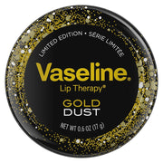 [Clearance] Vaseline Lip Therapy Gold Dust Limited Edition - Balm Lip Shimmer Gloss Dry Lips Moisturizer 0.6 Oz