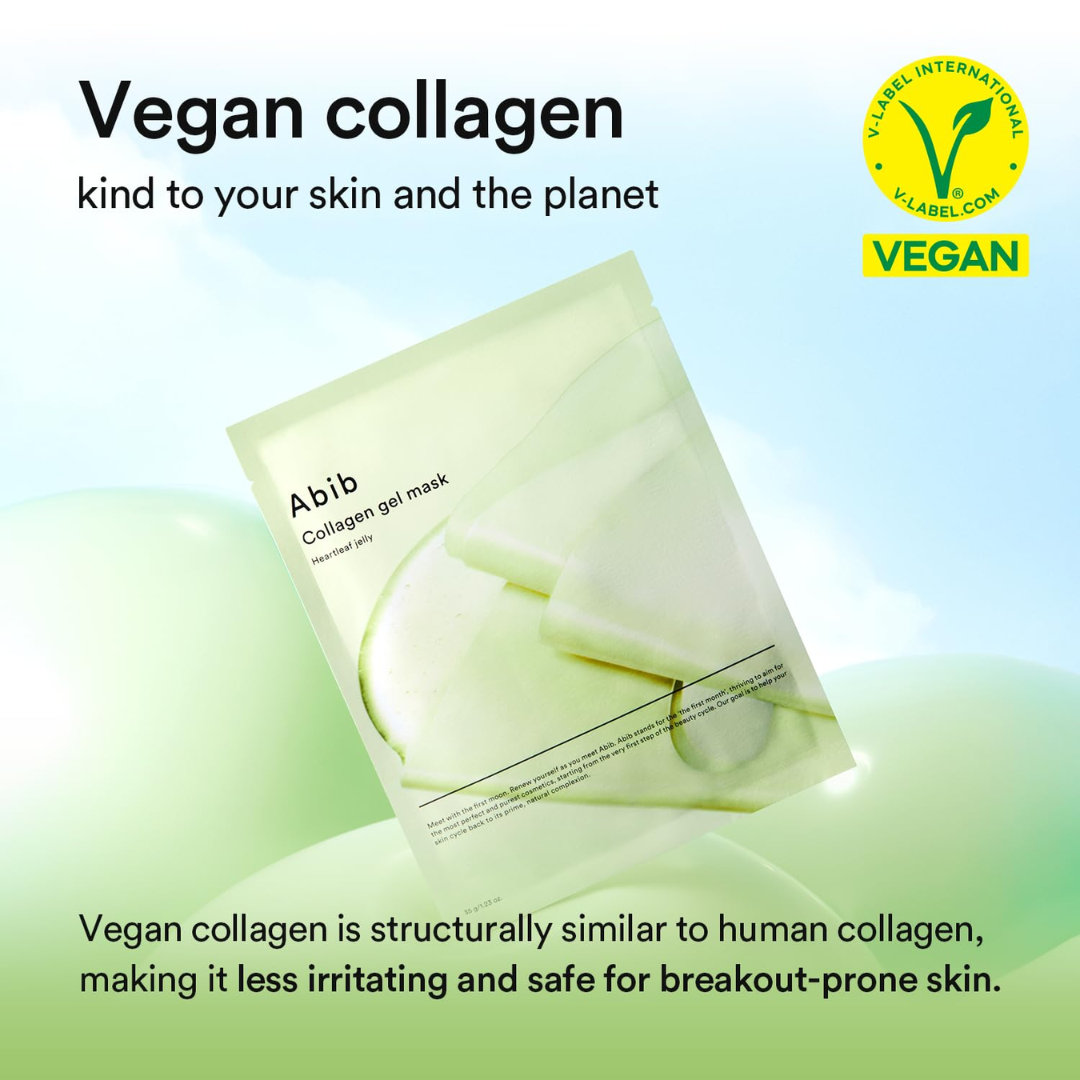 Abib Collagen Gel Mask Heartleaf Jelly 4 Sheets