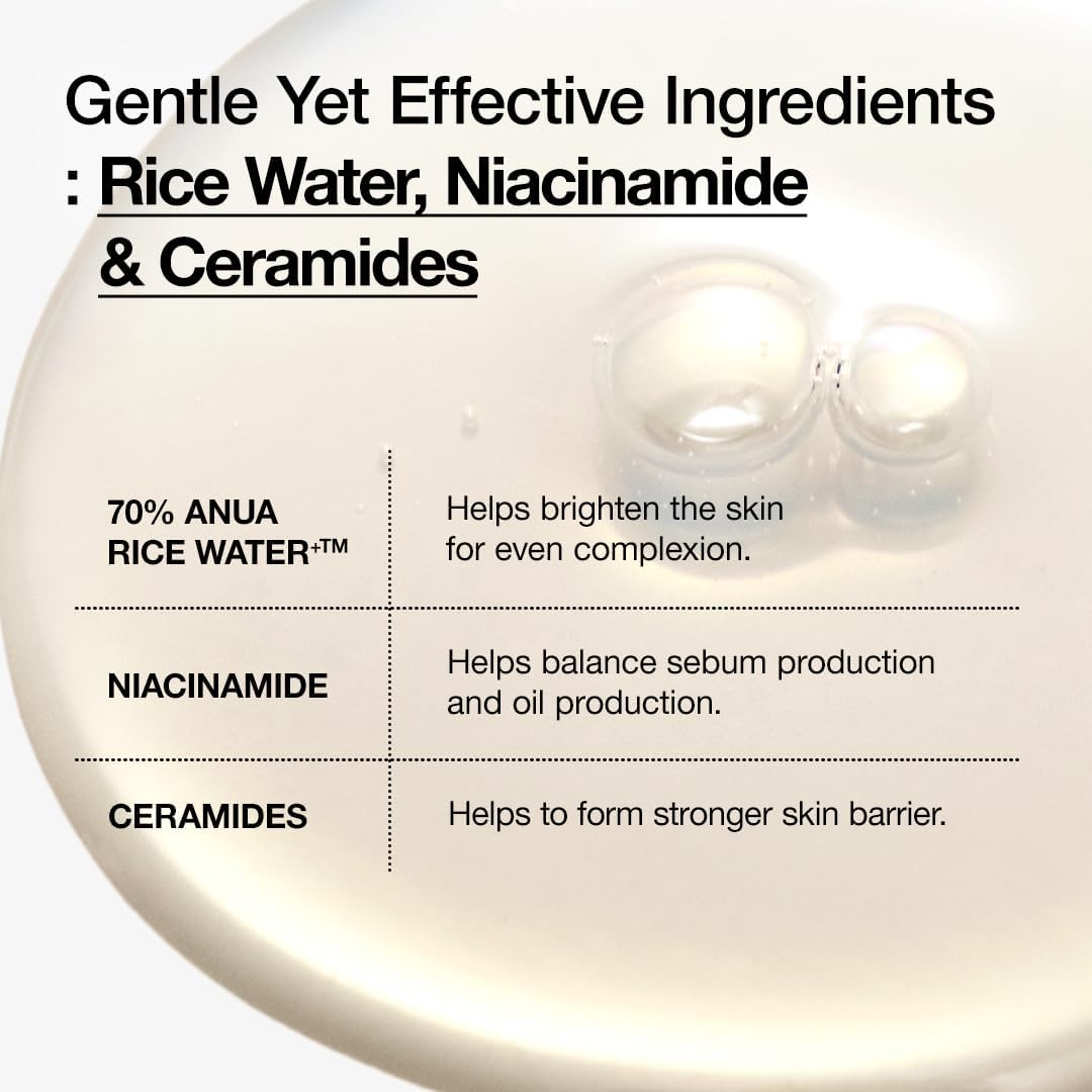 Anua Rice 70 Glowy Milky Toner 250ml