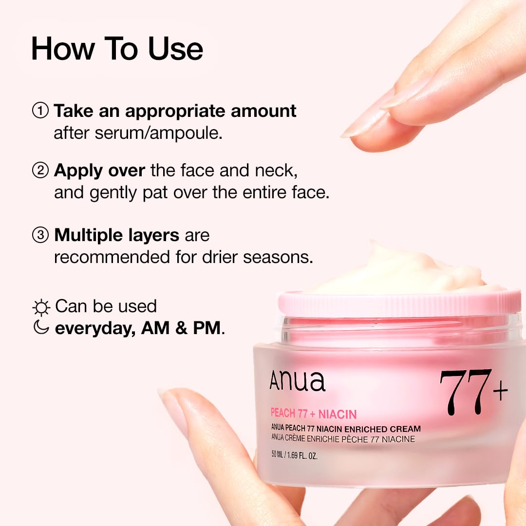 Anua Peach 77 Niacin Enriched Cream 77% 50ml