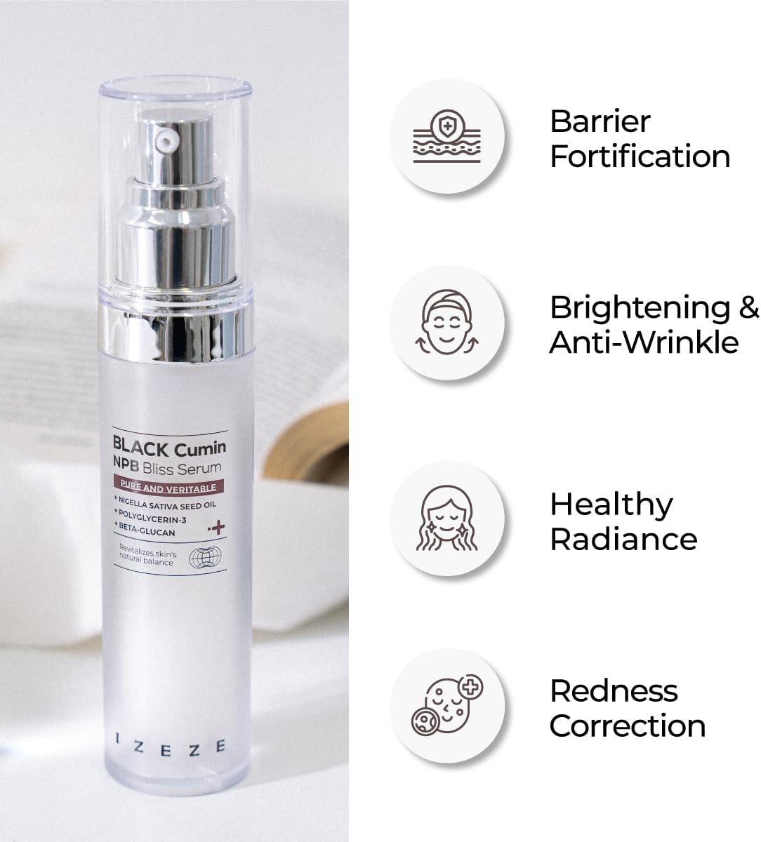 IZEZE Black Cumin NPB Bliss Serum 30ml
