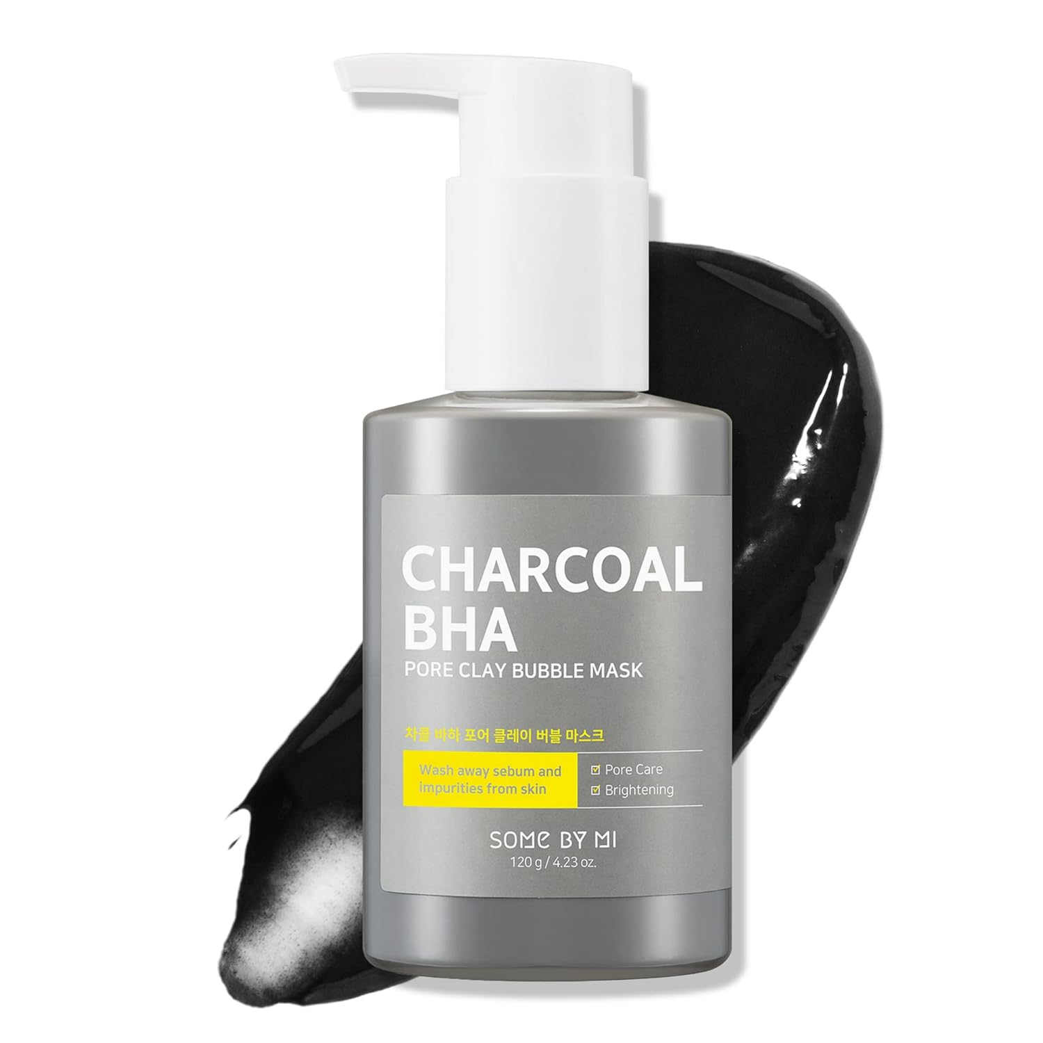 SOME BY MI Charcoal BHA Pore Clay Bubble Mask 120g