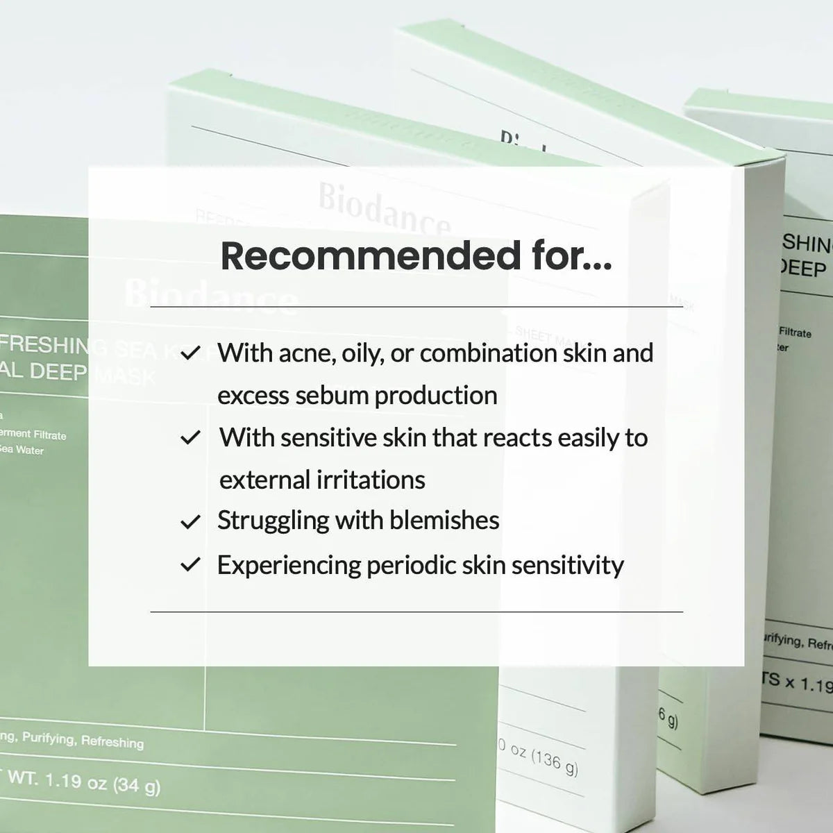 Biodance Refreshing Sea Kelp Real Deep Mask 1 each