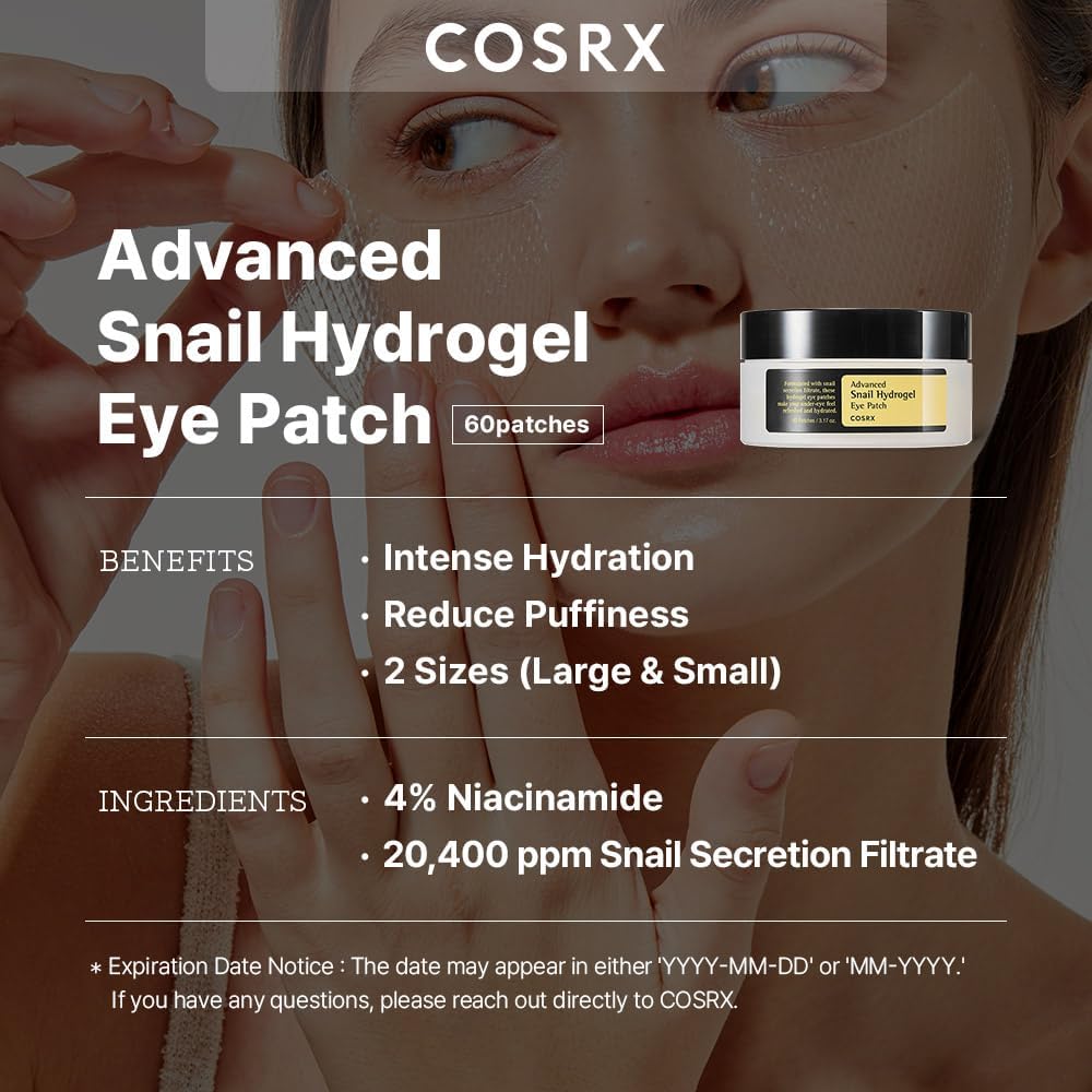 COSRX Advanced Snail Hydrogel Eye Patch 60pc