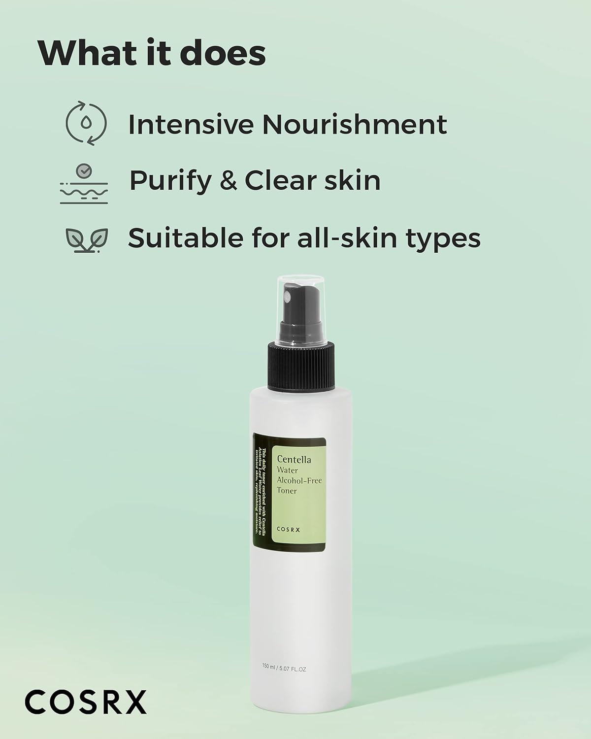 Second Chance COSRX Centella Water Alcohol-Free Toner 150ml