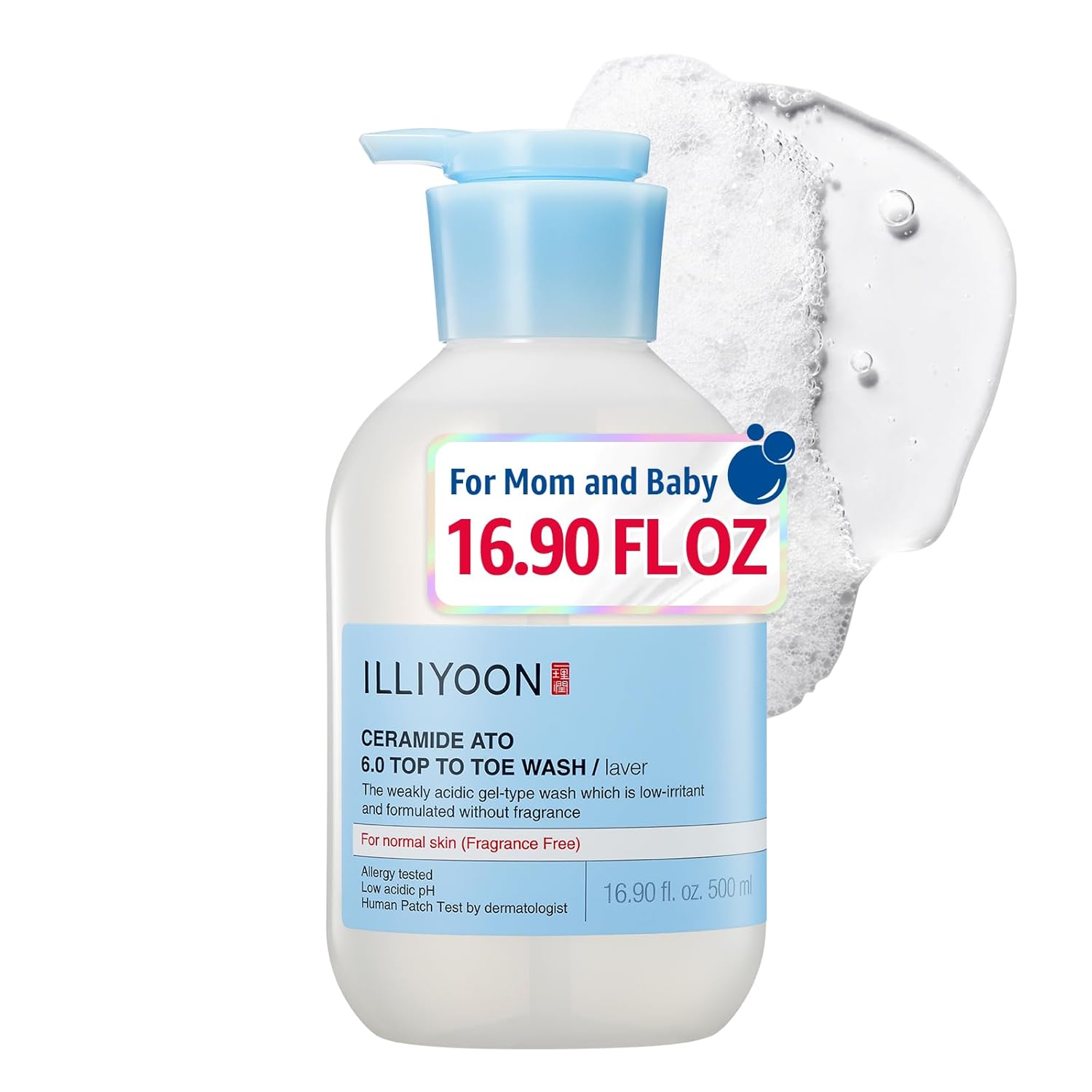 Illiyoon Ceramide ato 6.0 top to toe wash 500ml
