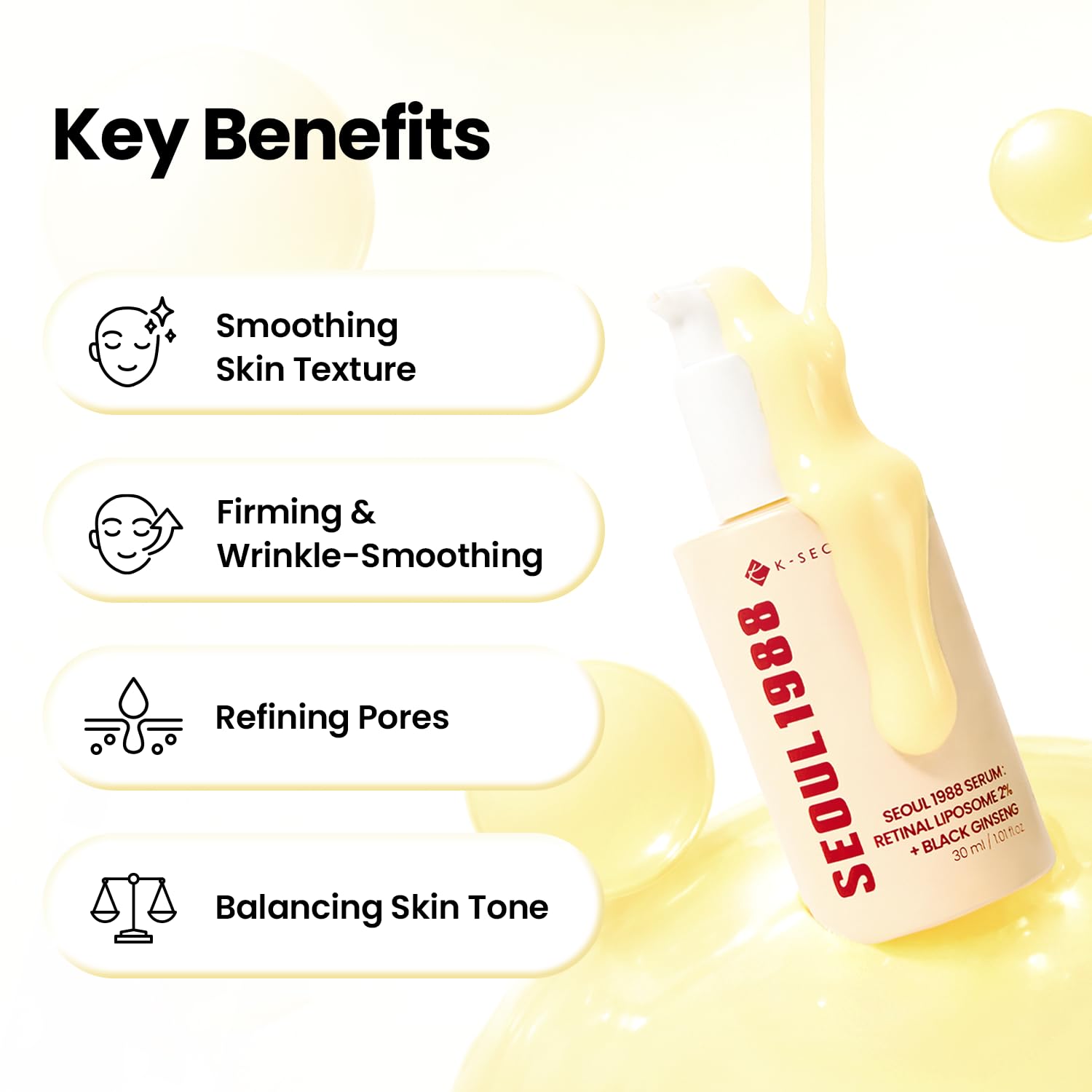 K-Secret Seoul Retinal Liposome 2% + Black Ginseng 30ml