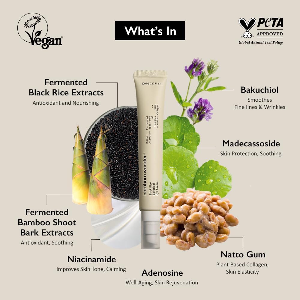 Haruharu Black Rice Bakuchiol Eye Cream 20ml