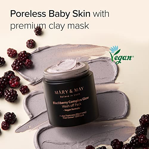 Mary&May - Blackberry Complex Glow Wash Off Pack - 125g