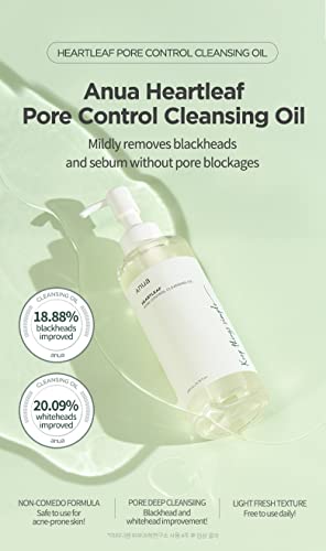 [Clearance] Anua, Heartleaf Pore Control Cleansing Oil , 6.67 Fl Oz (200 Ml)