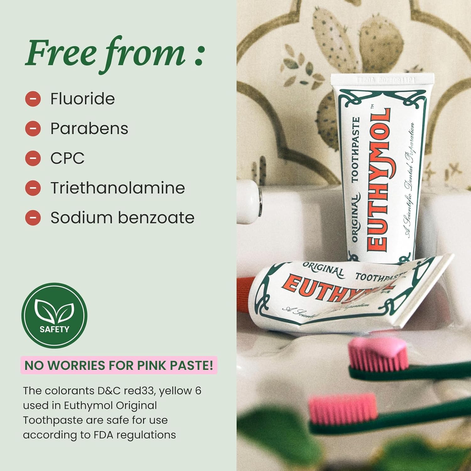 Second Chance Euthymol Original Toothpaste 75ml