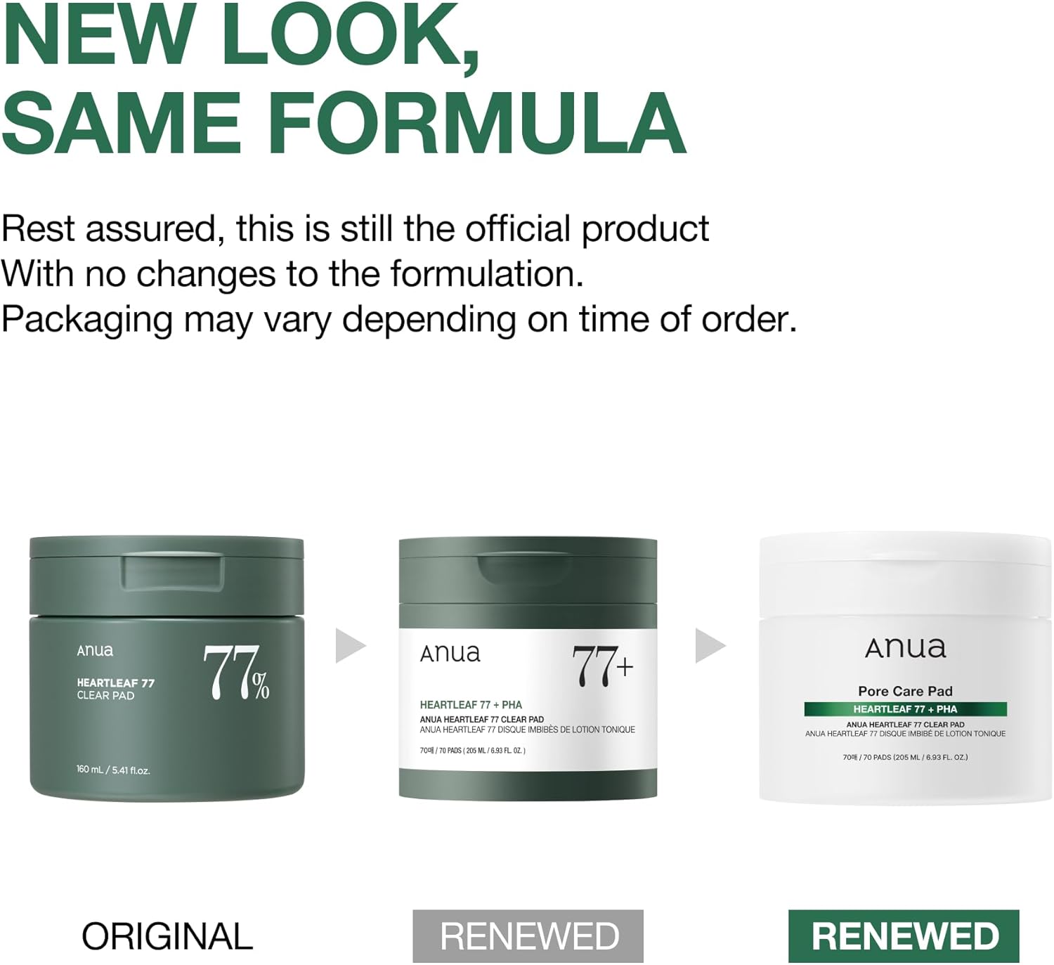 Anua Heartleaf 77% Toner Pad 70ea