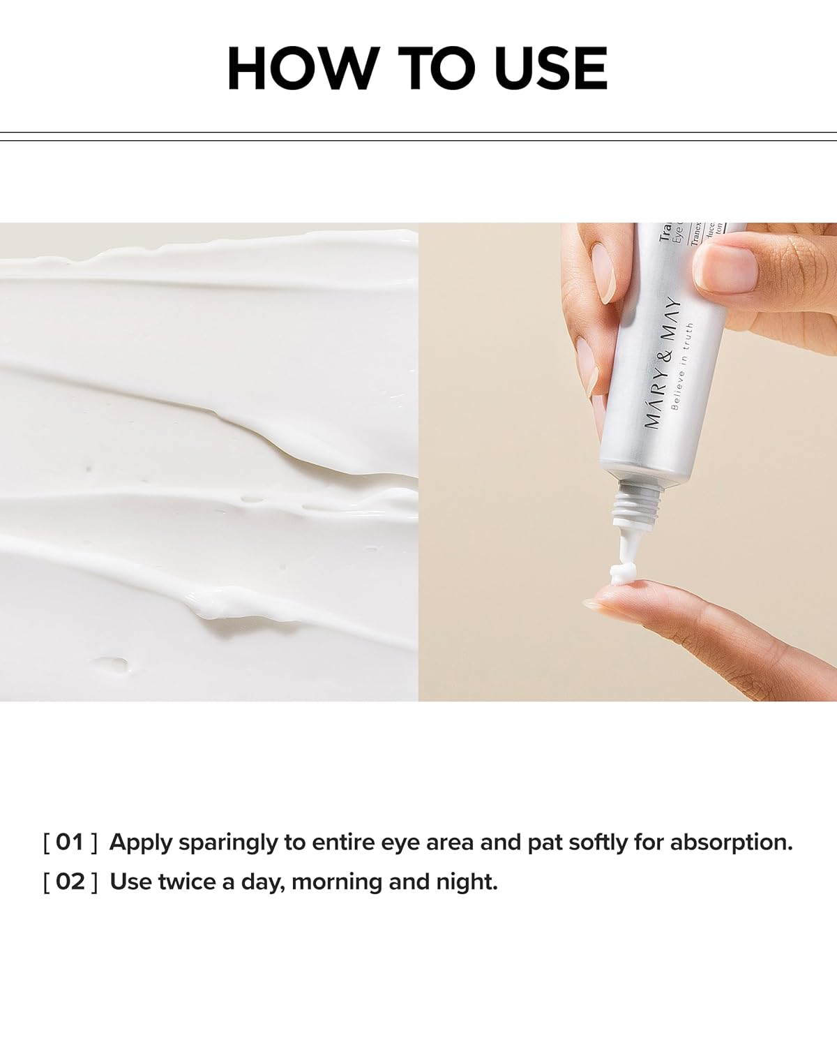 Mary&May Tranexamic Acid + Glutathion Eye Cream 30ml