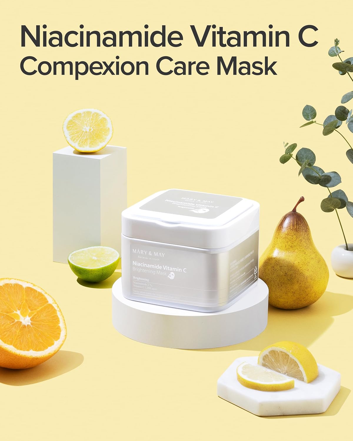 Mary&May Niacinamide Vitamin C Brightening Mask (30 pcs)