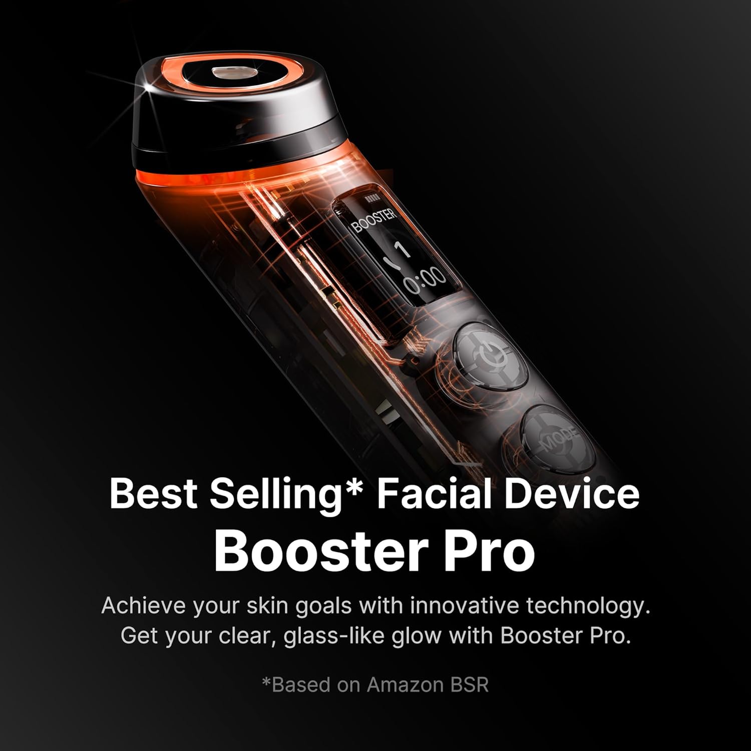 medicube Booster Pro | 6-in-1 Real Glass Glow Beauty Massager