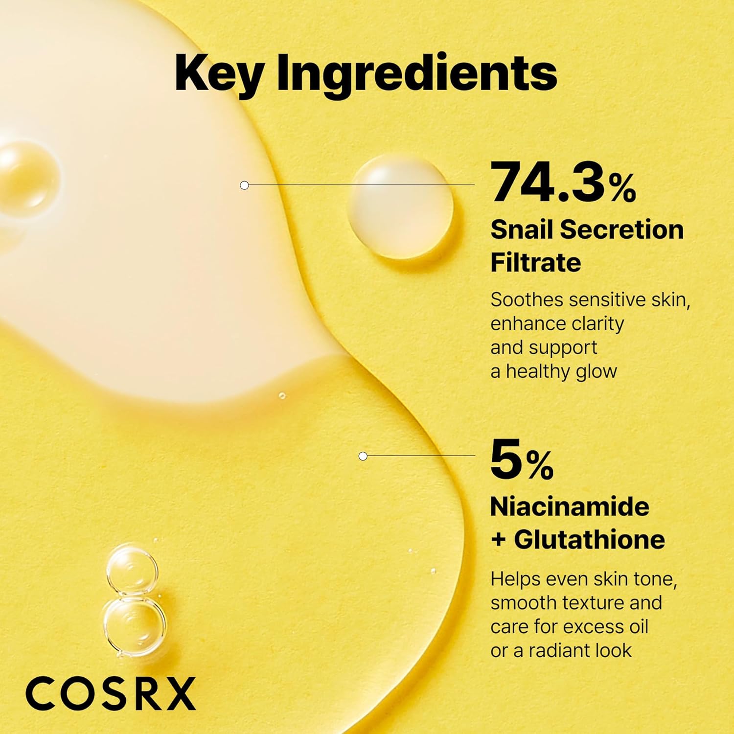 [Clearance] Advanced Snail Radiance Dual Essence by Cosrx for Unisex - 2.7 oz Essence