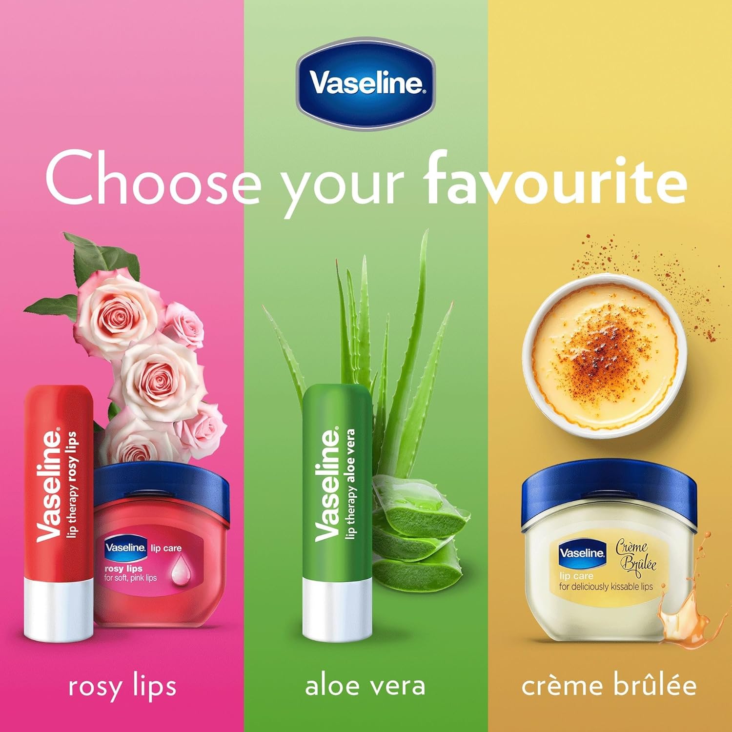 Vaseline Lip Balm Creme Brulée 7g