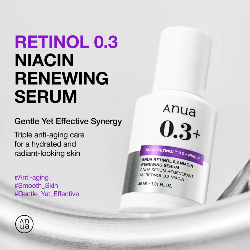 ANUA [Renew] Retinol 0.3 + Niacin Renewing Serum 30ml