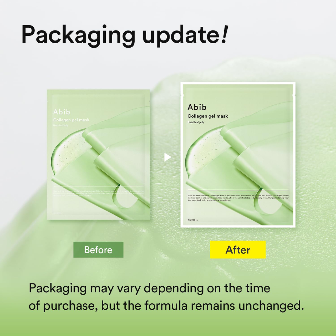 Abib Collagen Gel Mask Heartleaf Jelly 4 Sheets