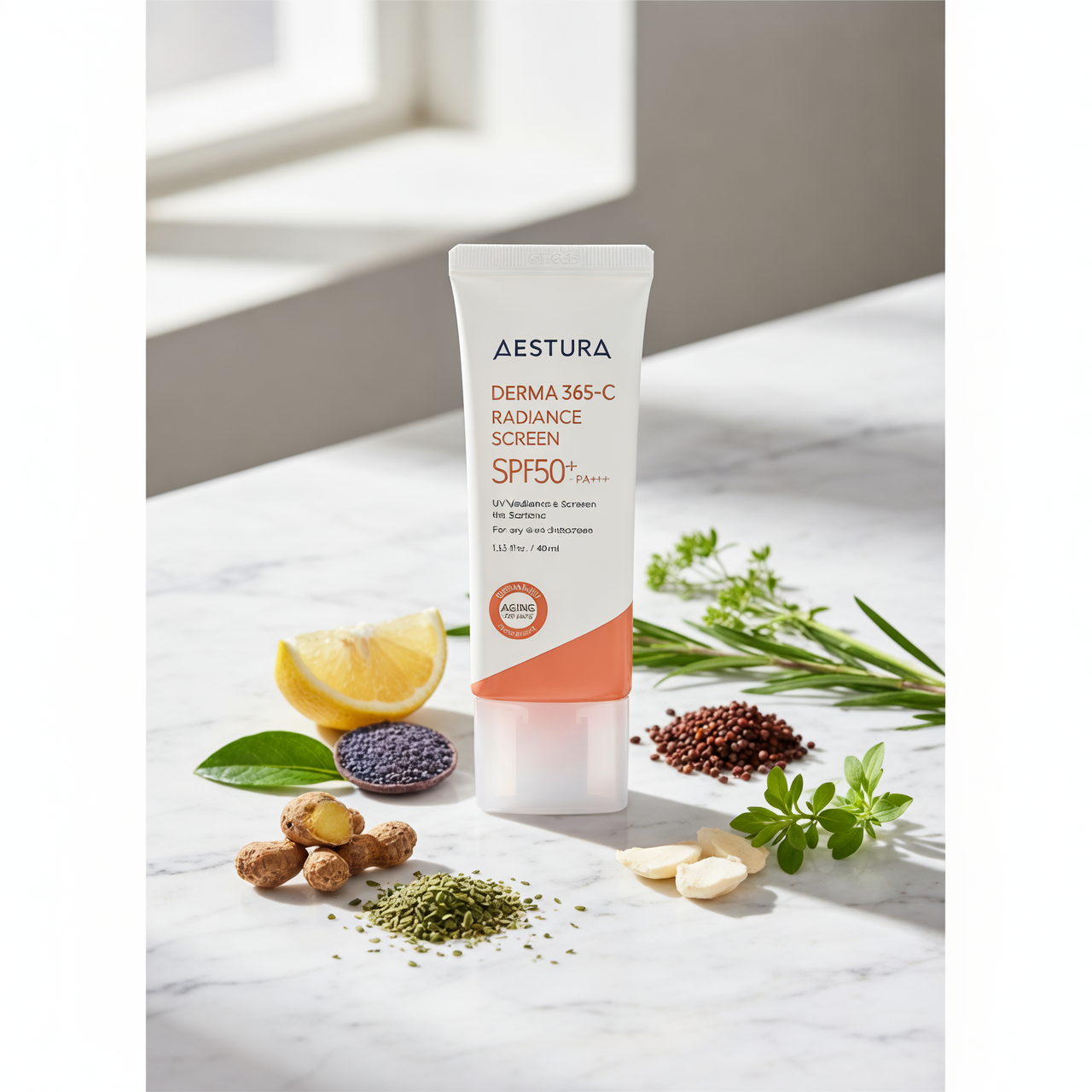 AESTURA Derma 365-C Radiance Screen SPF50+ PA+++ 40ml