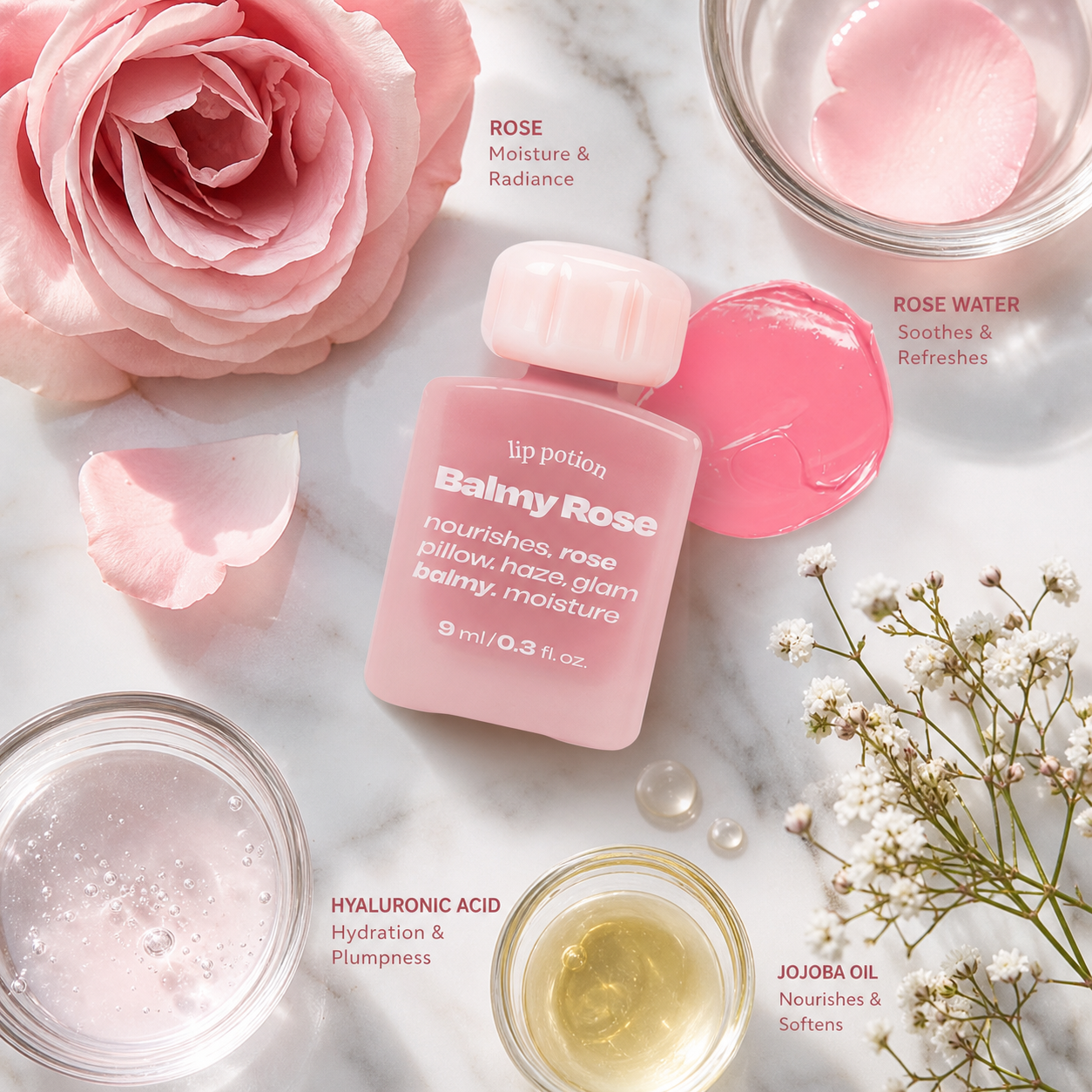 ALTERNATIVESTEREO Lip Potion Balmy Rose 01 Baby Rose
