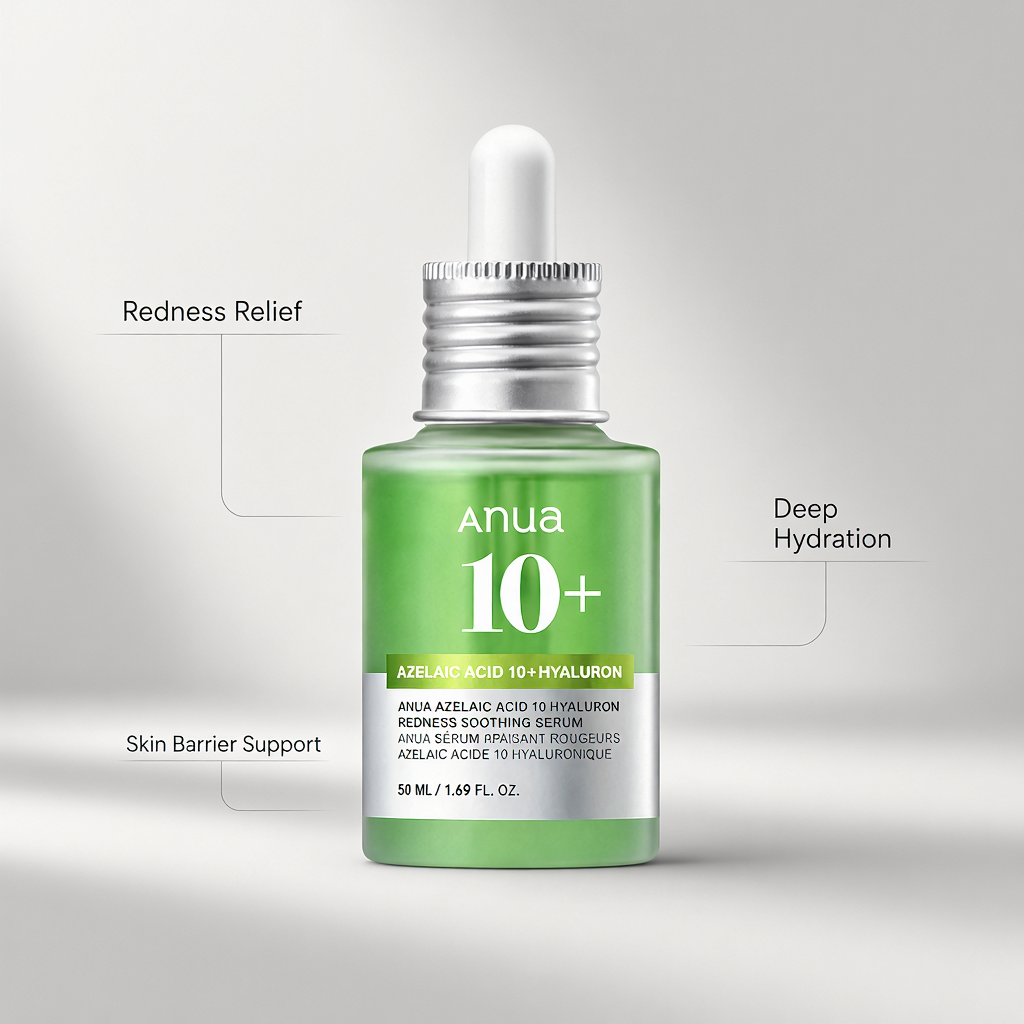 ANUA Azelaic Acid 10 Hyaluron Redness Soothing Serum 50ml