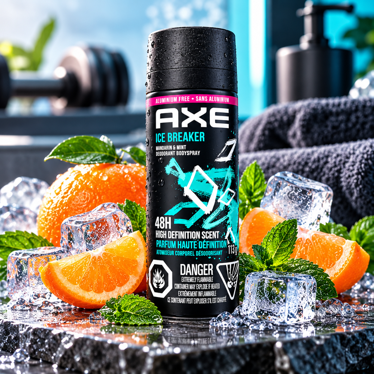 AXE Ice Breaker Mandarin & Mint Deodorant Body Spray 113 g
