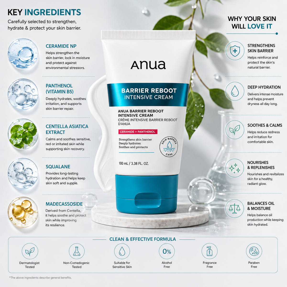 Anua Barrier Reboot Watery Gel Cream 100ml