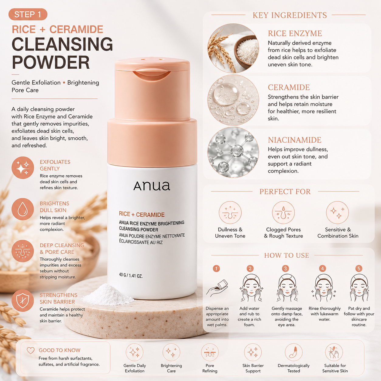 Anua Brightening & Dark Spot Care Set – 3-Piece Korean Skincare Routine