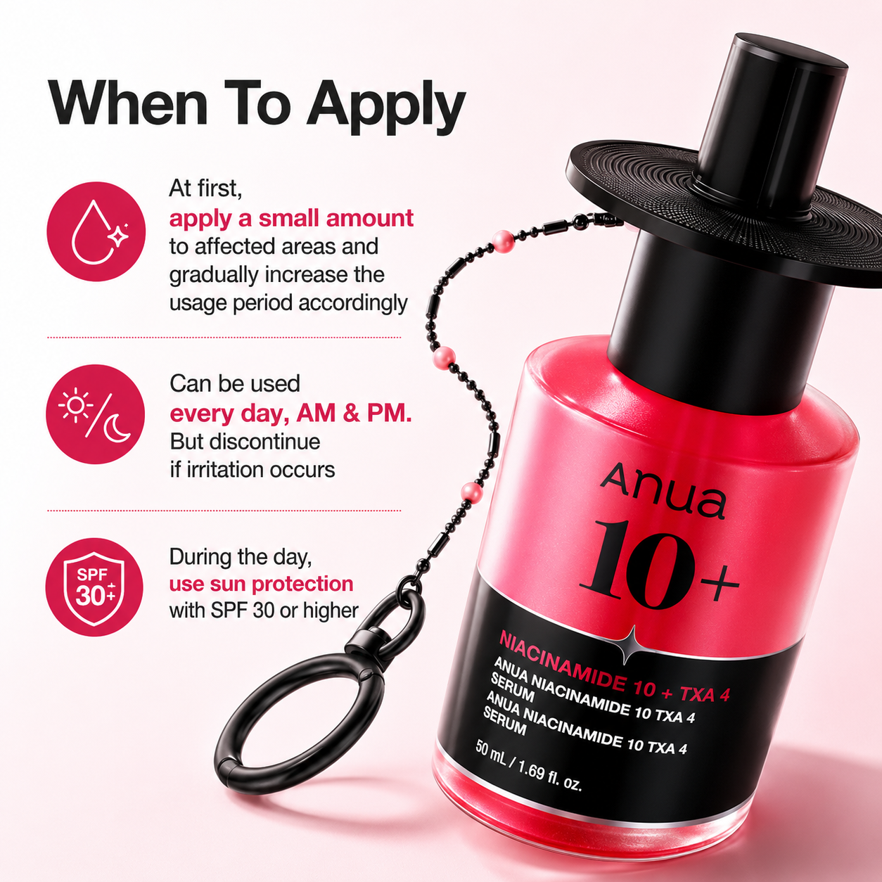 Anua Niacinamide 10% + TXA 4% Serum, 50ml