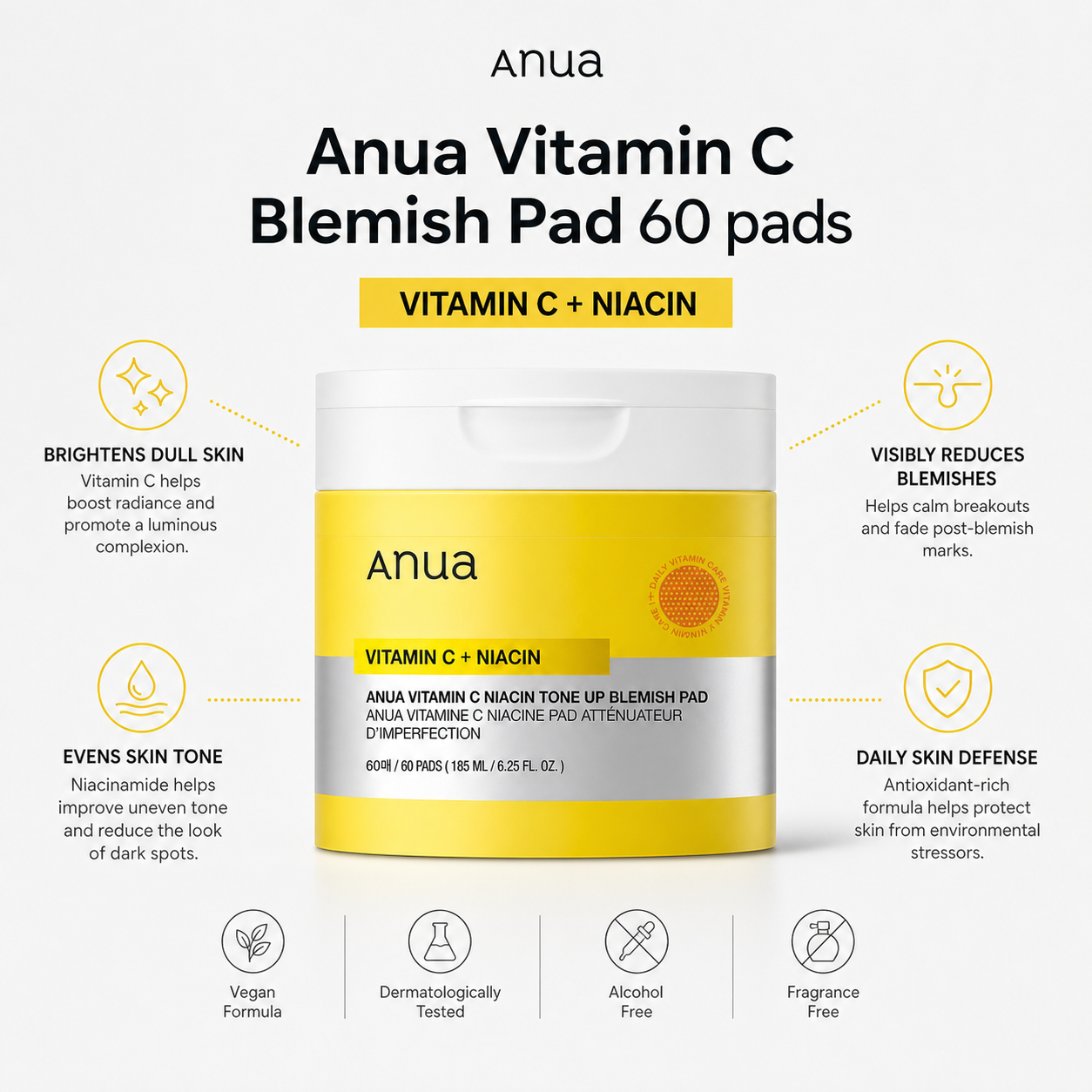 Anua Vitamin C Blemish Pad 60 pads