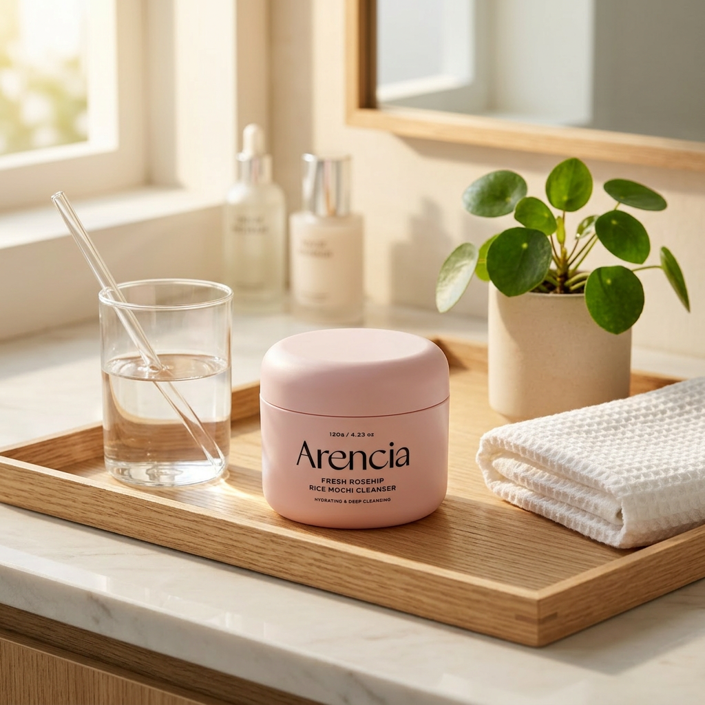 Arencia Fresh Rosehip Rice Mochi Cleanser 120g
