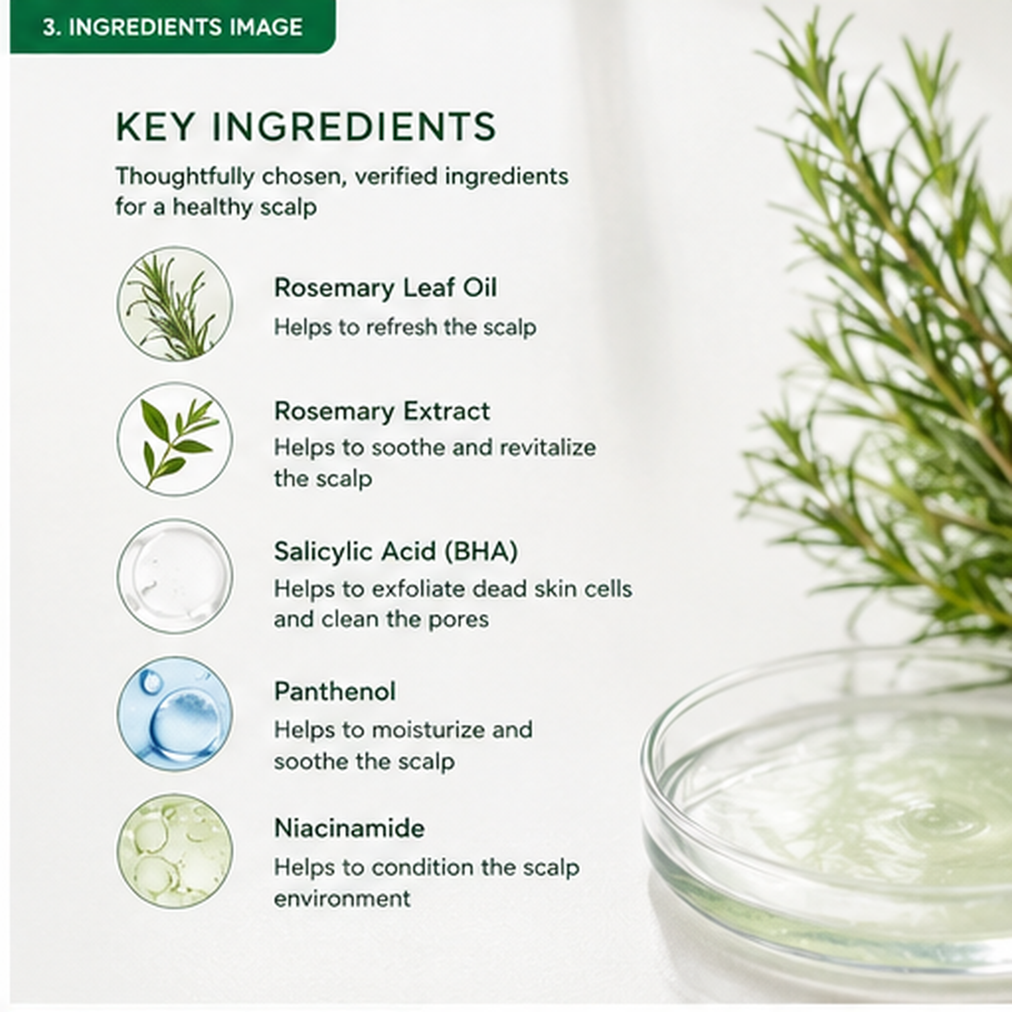 Aromatica Rosemary Shampoo 180ml