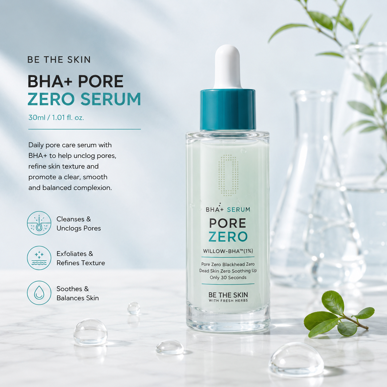 Be The Skin BHA+ Pore Zero Serum 30ml