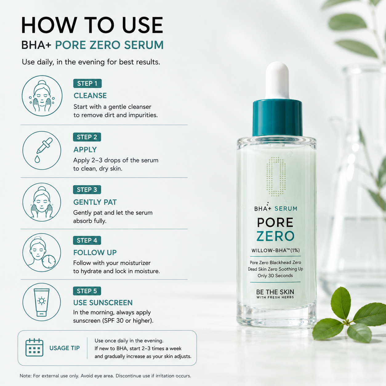 Be The Skin BHA+ Pore Zero Serum 30ml