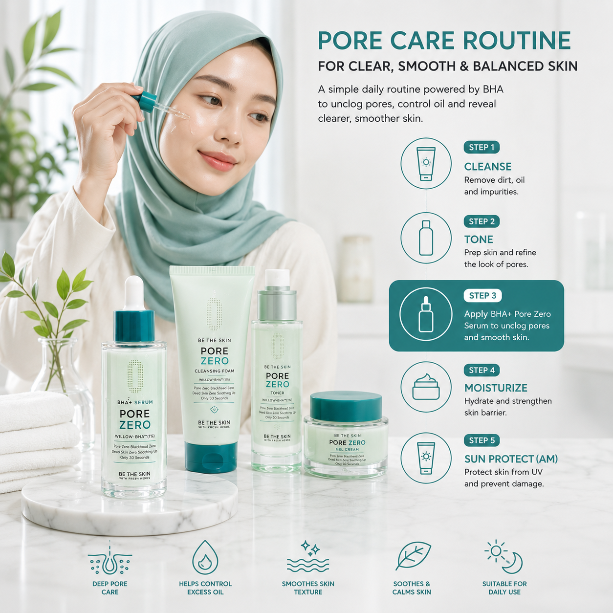 Be The Skin BHA+ Pore Zero Serum 30ml