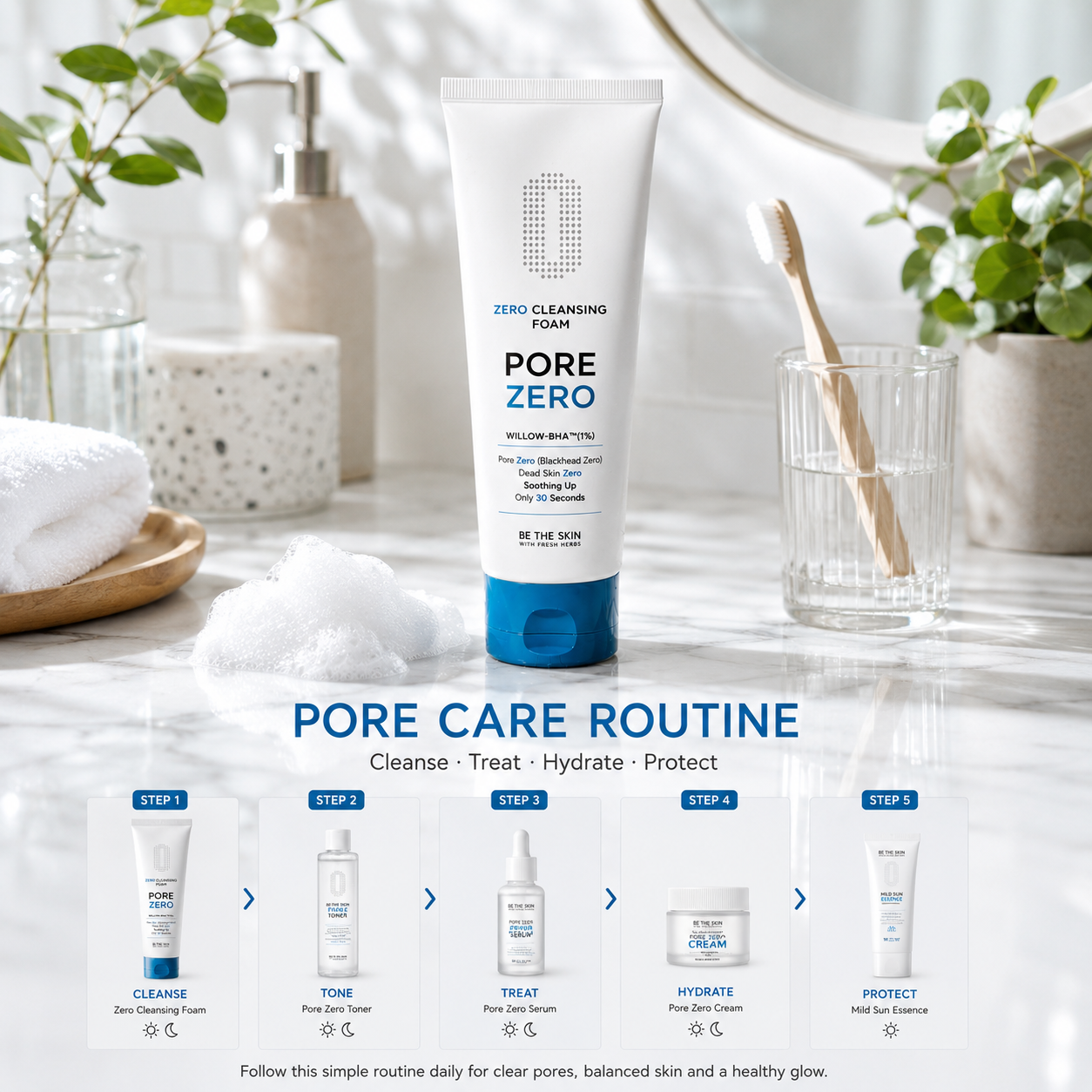 Be The Skin ZERO Cleansing Foam 150g