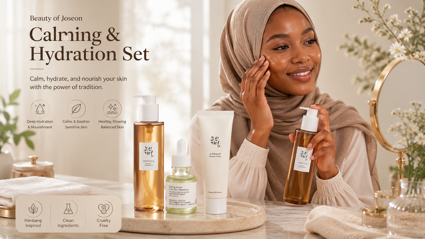 Beauty of Joseon Calming & Hydration Set – 3-Piece Korean Skincare Routine