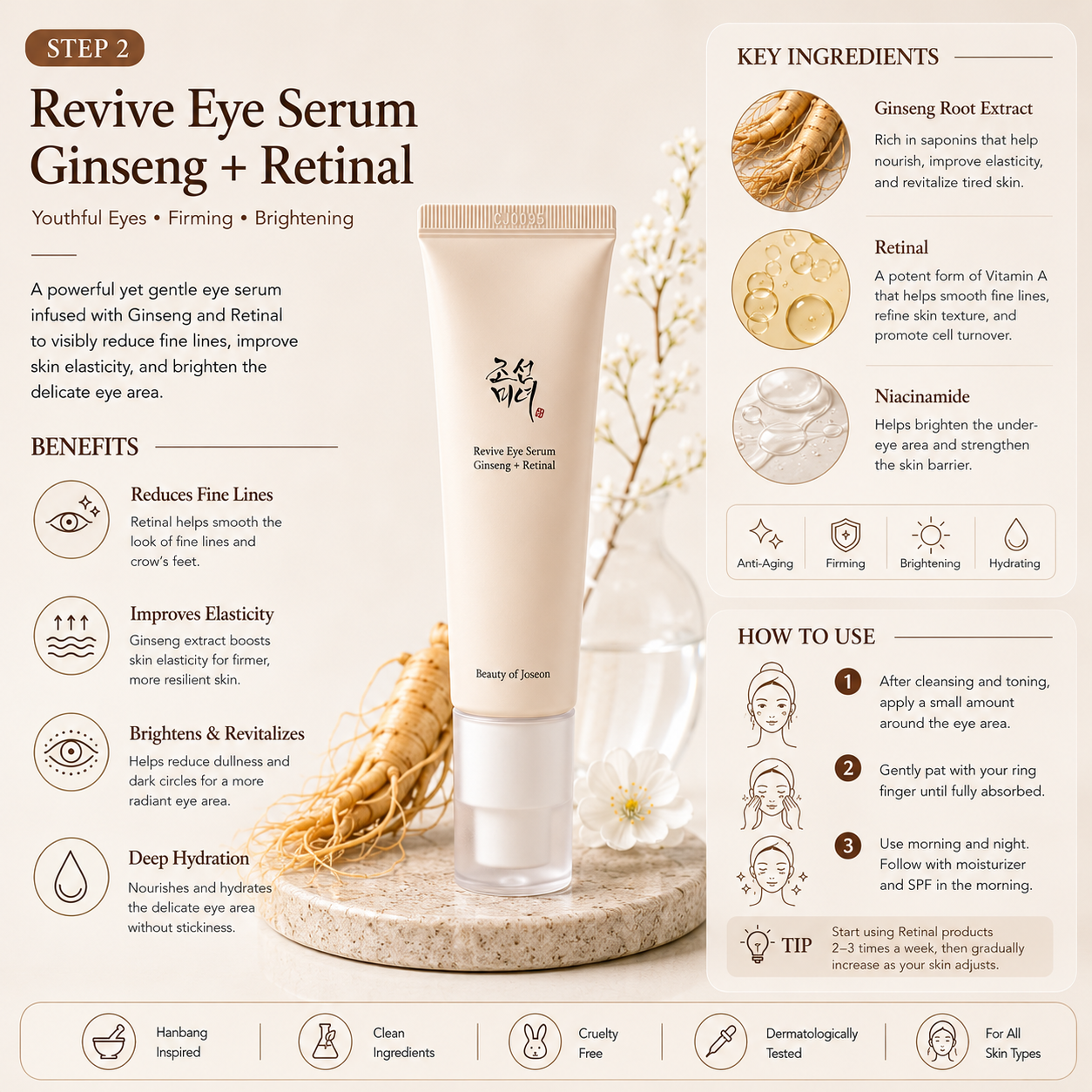 Beauty of Joseon Ginseng Anti-Aging Set – 3-Piece Korean Skincare Routine